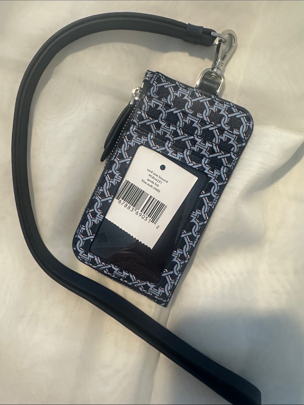 NWT Kate Spade Card Case Lanyard with detachable strap strap
